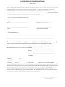 Certification Of Nonforeign Status Form