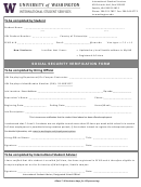 Social Security Verification Form