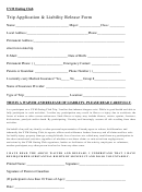 Trip Application-liability Release Form