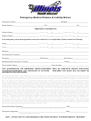 Emergency Medical Release -liability Waiver Form