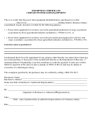 Exemption Certificate Certain Power Farm Equipment Form