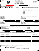 Form Pt-300 - Property Return - 2012 Printable pdf