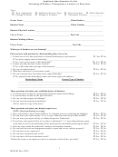 Form Mvd-362 - Applicant Questionnaire For Licensing Of Dealers, Transporters, Loaners Or Recyclers