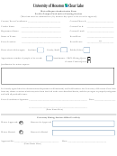 Waiver Request Authorization Form