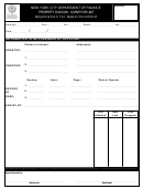 Form Rp-602 - Application For Apportionment - 2005