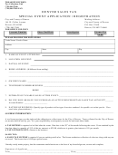 Denver Sales Tax Special Event Application / Registration - Treasury Division, Affidavit - Denver Treasury Divison