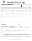 Driver's License/identification Card Birth Affidavit Form