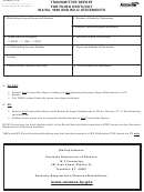 Form 42a806 - Transmitter Report For Filing Kentucky W2/k2, 1099 And W2-g Statements Form