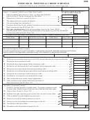 Form 104cr - Individual Credit Schedule - 2006