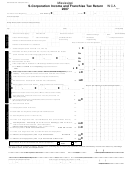 Form 85-105-07-8-1-000 - Mississippi S-corporation Income And Franchise Tax Return - 2007