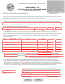 Amendment To Certificate Of Assumed Name Form - 2010