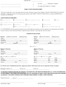 Form Sso-m3/02 - Family Court Services Order Form - Dallas County, Texas