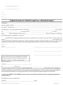 Substitution Of Trustee And Full Reconveyance Form
