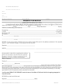 Request For Notice Form