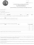 Application For Real Estate Corporation, Partnership Or Limited Liability Company License Form 2000