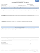 Form Fm-7575 - Deliberate Practice Growth Target Form