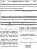 Form K-19 - Report Of Nonresident Owner Tax Withheld - 2014