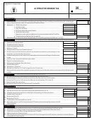 Schedule A Corporation - Alternative Minimum Tax Form - 2013