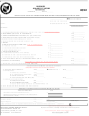 Business Ashland City Income Tax Return Form - 2012