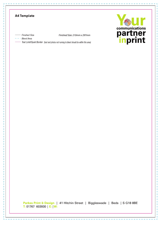A4 Customizable Letterhead Template For Printing Printable pdf