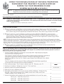 Rehabilitation Of Historic Properties Credit - Worksheet For Property Placed In Service During Tax Year Beginning In 2009 - Maine Revenue Services