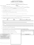 Application For Requalification Of Certificate Of Authority Form