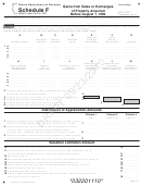 Schedule F Draft - Attach To Form Il-1041 - Gains From Sales Or Exchanges Of Property Acquired Before August 1, 1969 - 2010