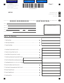 Form St-3 - Sales And Use Tax Return - 2014