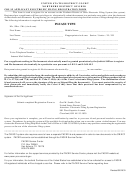 Pro Se Applicant Electronic Filing Registration Form