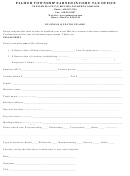 Business Questionnaire Form - Palmer Township Earned Income Tax Office