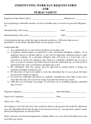 Substituting Work Day Request Form