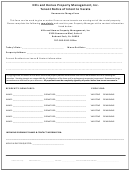 Tenant Notice Of Intent To Vacate-roommate Change Form