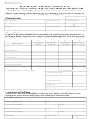 Form Ex 035 - Atpa Quarterly Financial Report - Non Profit Neighborhood Organizations
