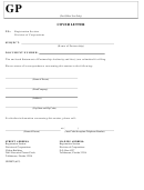 Form Cr2e072 - Statement Of Partnership Authority