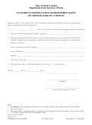 Form L-13 - Statement Of Resignation Of Registered Agent Of Limited Liability Company