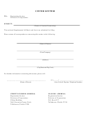 Form Inhs20 - Cover Letter Template - Registration Section Division Of Corporations - 2005