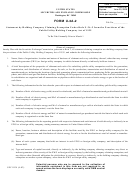 Form U-3a-2 - Statement By Holding Company Claiming Exemption