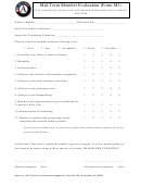 Form M1 - Mid-term Member Evaluation