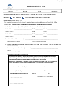 Residency Affidavit Form Printable pdf