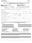 Form 1 - Data For Possible Initial Educational Evaluation