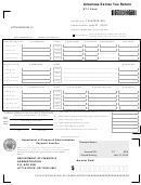 Form Et-1 - Arkansas Excise Tax Return