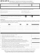 Form Cit-5 - Qualified Business Facility Rehabilitation Credit - 2014