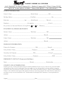 Patient Information-family Medical Center Form