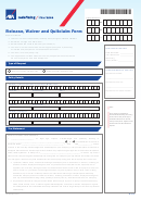 Release, Waiver And Quitclaim Form