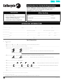 Application For Curbside Registration Form