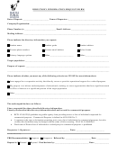 Directory Information Request Form