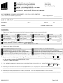 Fillable Automobile Dismantlers Supplemental Application Form Printable pdf