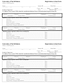 Registration Action Form