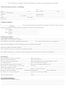 Child Case History Form-audiology-medical History Form