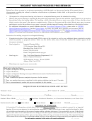 Request For Due Process Proceedings Form